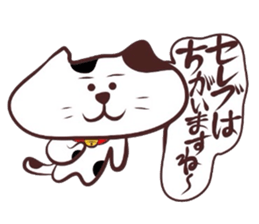 Flatter! tortoiseshell cat! sticker #2996366