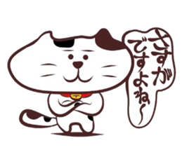 Flatter! tortoiseshell cat! sticker #2996376