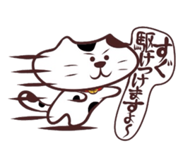 Flatter! tortoiseshell cat! sticker #2996386