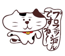 Flatter! tortoiseshell cat! sticker #2996395