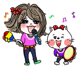 Where to go? 'woman, cat, bear, bird' EN sticker #2996454