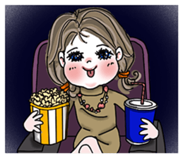 Where to go? 'woman, cat, bear, bird' EN sticker #2996457