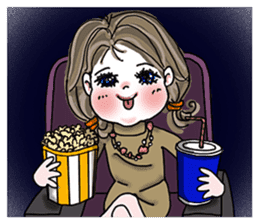 Where to go? 'woman, cat, bear, bird' EN sticker #2996457