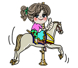 Where to go? 'woman, cat, bear, bird' EN sticker #2996458