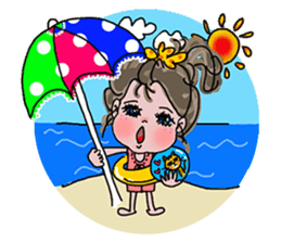 Where to go? 'woman, cat, bear, bird' EN sticker #2996466