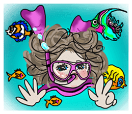 Where to go? 'woman, cat, bear, bird' EN sticker #2996467