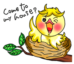 Where to go? 'woman, cat, bear, bird' EN sticker #2996474