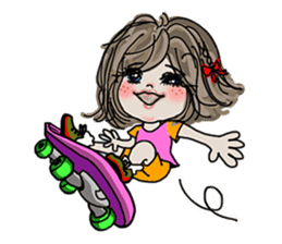 Where to go? 'woman, cat, bear, bird' EN sticker #2996477