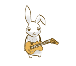 Moon Princess and rabbit For English sticker #2996996