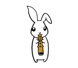 Moon Princess and rabbit For English sticker #2996998