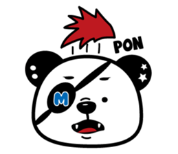 PANDA MONTA Kun sticker #2997019