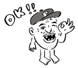 Old Geezer monster from Naniwa sticker #2997481