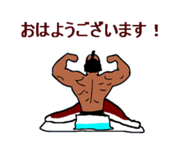 Bodybuilder Samurai sticker #2998056