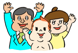 family with a smile sticker #2998210