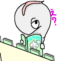 Ribbonfish goes shopping sticker #2998330