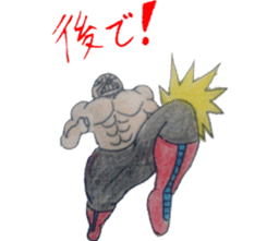 Exciting professional wrestling sticker #2998545