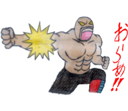 Exciting professional wrestling sticker #2998557
