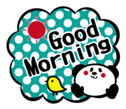 Panda is instead of troublesome to type. sticker #2998571