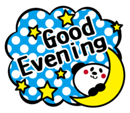 Panda is instead of troublesome to type. sticker #2998573