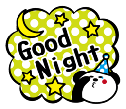 Panda is instead of troublesome to type. sticker #2998575