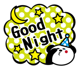 Panda is instead of troublesome to type. sticker #2998575