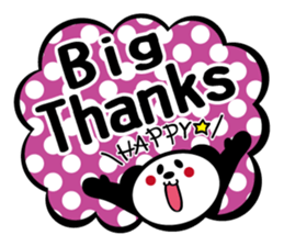 Panda is instead of troublesome to type. sticker #2998577