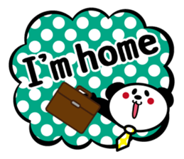 Panda is instead of troublesome to type. sticker #2998581