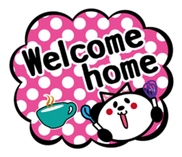 Panda is instead of troublesome to type. sticker #2998582