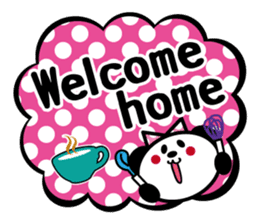 Panda is instead of troublesome to type. sticker #2998582