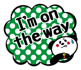 Panda is instead of troublesome to type. sticker #2998583