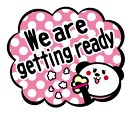 Panda is instead of troublesome to type. sticker #2998586