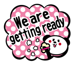 Panda is instead of troublesome to type. sticker #2998586