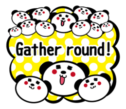 Panda is instead of troublesome to type. sticker #2998587