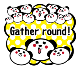 Panda is instead of troublesome to type. sticker #2998587