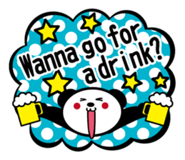 Panda is instead of troublesome to type. sticker #2998589