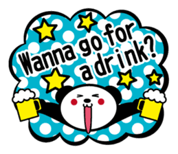 Panda is instead of troublesome to type. sticker #2998589