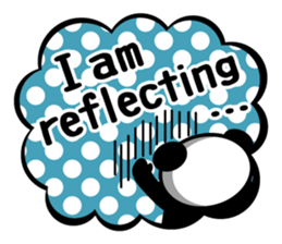 Panda is instead of troublesome to type. sticker #2998597