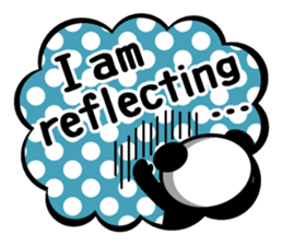 Panda is instead of troublesome to type. sticker #2998597