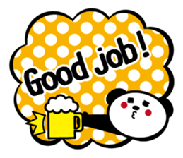 Panda is instead of troublesome to type. sticker #2998608