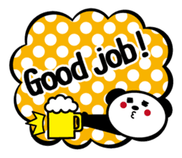 Panda is instead of troublesome to type. sticker #2998608