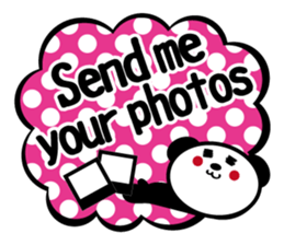 Panda is instead of troublesome to type. sticker #2998610