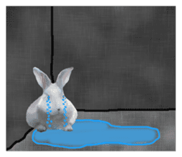 Unwind rabbit weather sticker #2998788