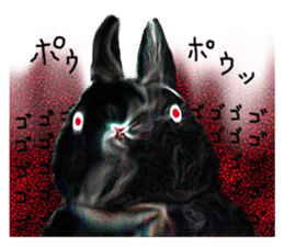 Unwind rabbit weather sticker #2998792