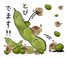 Unwind rabbit weather sticker #2998799