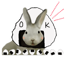 Unwind rabbit weather sticker #2998803