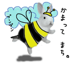 Unwind rabbit weather sticker #2998806