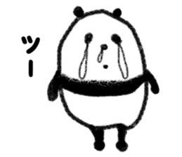 one word message panda sticker #2999195
