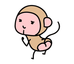 brash monkey sticker #2999571