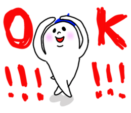 The Ghost with beret2 sticker #3000061