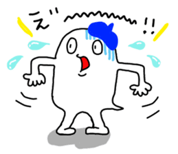 The Ghost with beret2 sticker #3000065